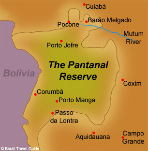 Pantanal Reserve Map